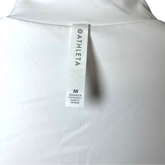 Athleta A-Game Reversible White Bomber Jacket - Picture 12 of 14